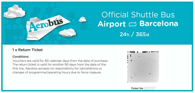 AerobusのQRコードチケット