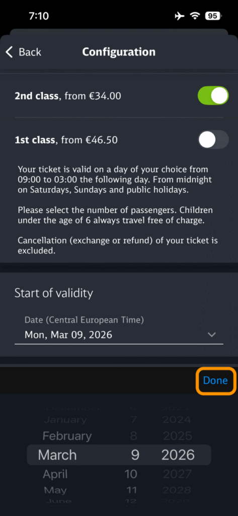 日付選択カルーセル