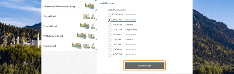 「Add to Cart」ボタン