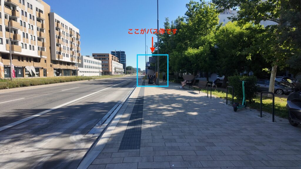 バス停「Stn. Petržalka」の写真