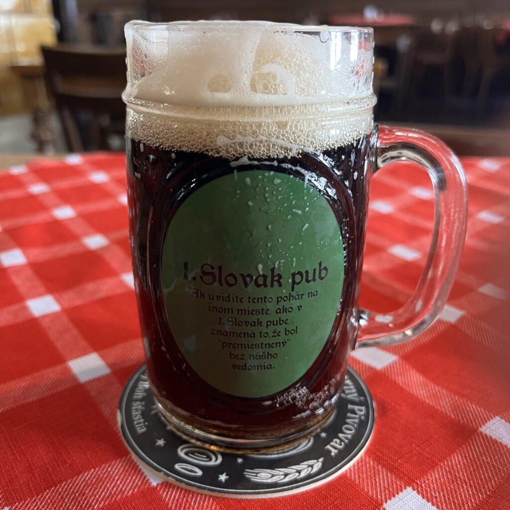 Čapovaná Kofola（ドラフトコフォラ）｜Slovak Pubで注文したドリンク