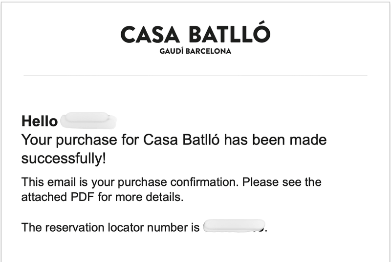 購入完了後の予約確認メール