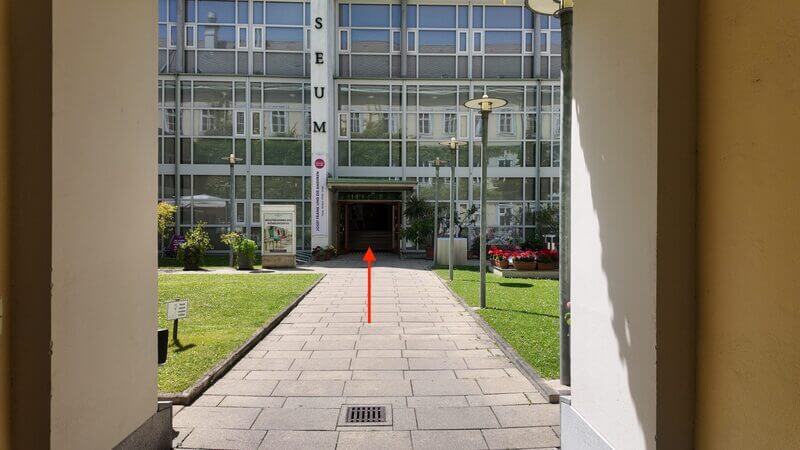 王宮家具博物館の入口