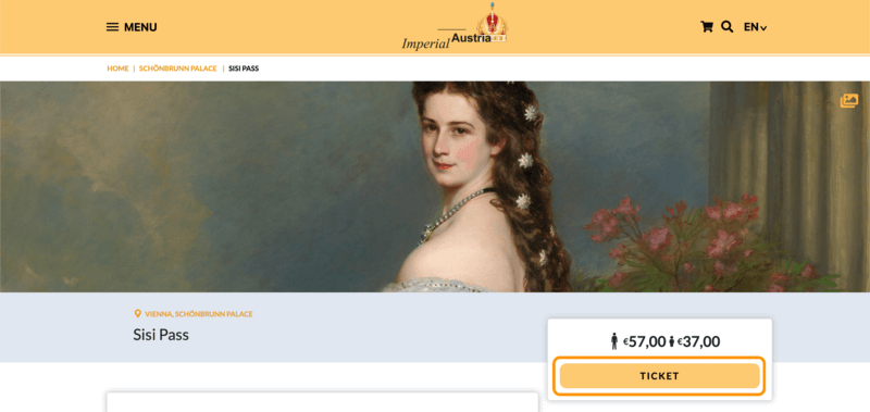 シシィパス公式サイト トップ画面