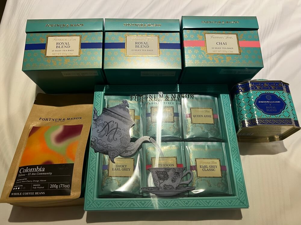 フォートナム&メイソンで購入したお土産