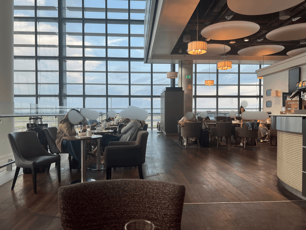 Club Aspire Loungeの座席からの眺め