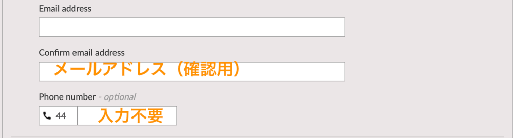 個人情報入力画面(2)